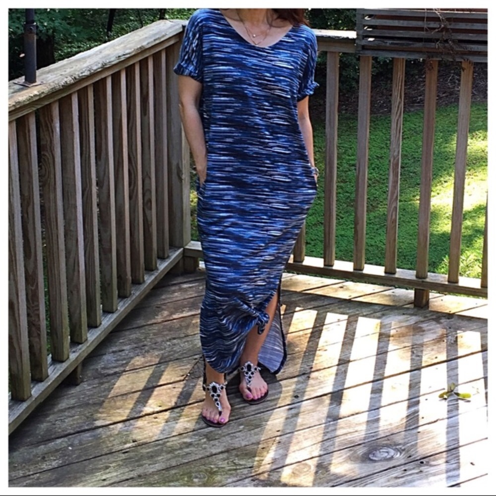 1 LEFT Women Oversized Loose Fit Maxi Dress